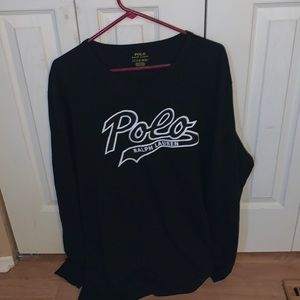 Xl black long sleeve Ralph Lauren polo shirt